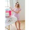 Emery Girls' Short Set, Birthday Cake Pink - Mixed Apparel Set - 2