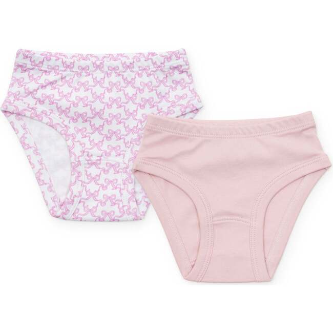 Lauren Girls' Underwear Set, Pretty Pink Bows/Light Pink