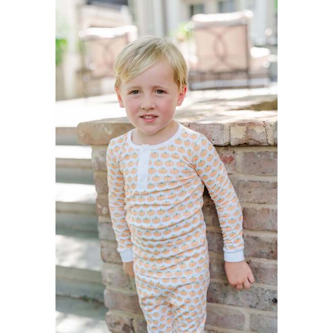 Jack Boys' Pajama Pant Set, Harvest Pumpkin - Pajamas - 2