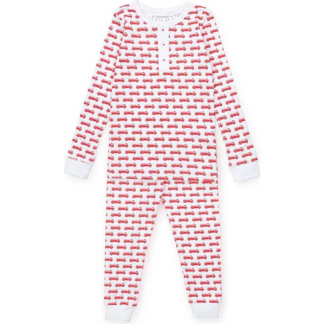 Jack Boys' Pajama Pant Set, Fire Truck Red