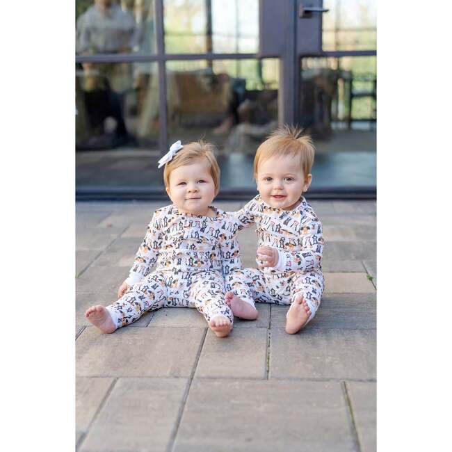 Parker Zipper Pajama, Halloween Pups - Footie Pajamas - 2