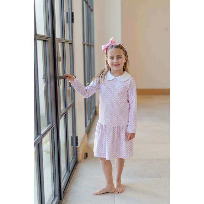 Lillian Girls' Dress, Pretty Pink Bows - Dresses - 2