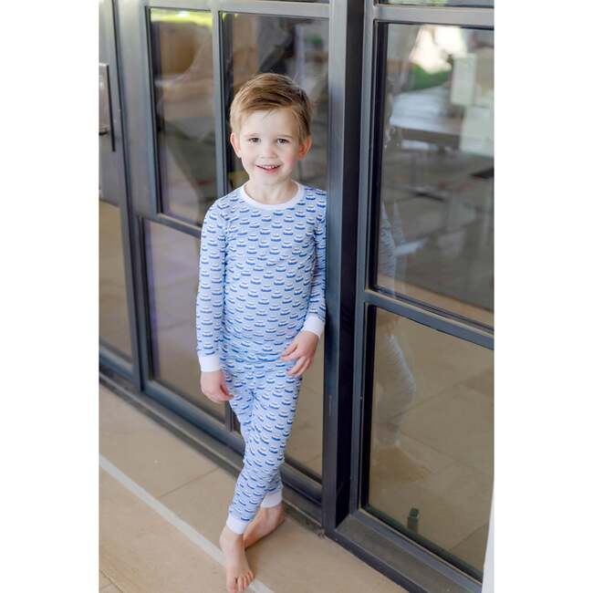 Grayson Boys' Pajama Pant Set, Birthday Cake Blue - Pajamas - 2