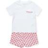 Hudson Boys' Short Set, Fire Truck Red - Mixed Apparel Set - 1 - thumbnail
