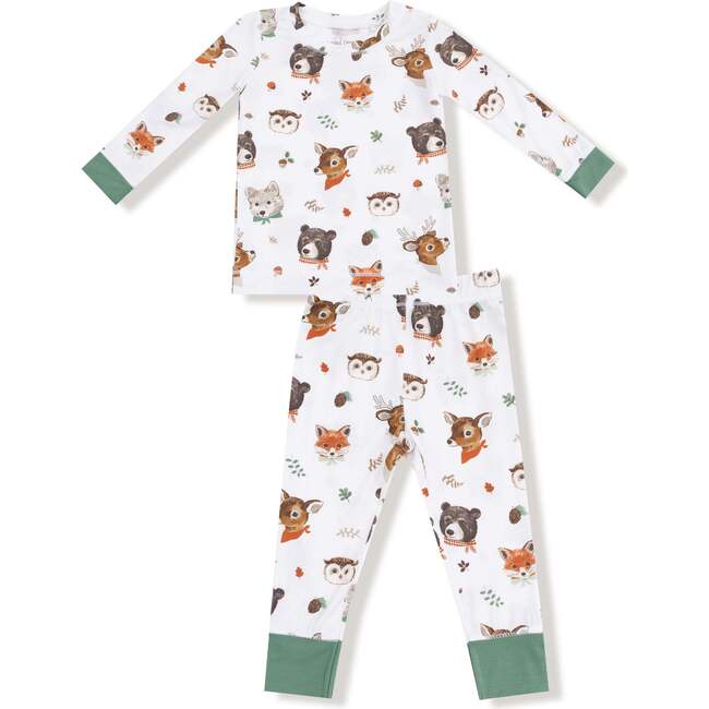 Long Sleeve Loungewear Set Woodland Animal Faces - Mixed Apparel Set - 1