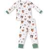 Long Sleeve Loungewear Set Woodland Animal Faces - Mixed Apparel Set - 1 - thumbnail