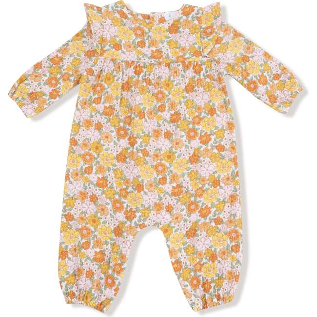Ruffle Sleeve Romper Sweet Amber Floral