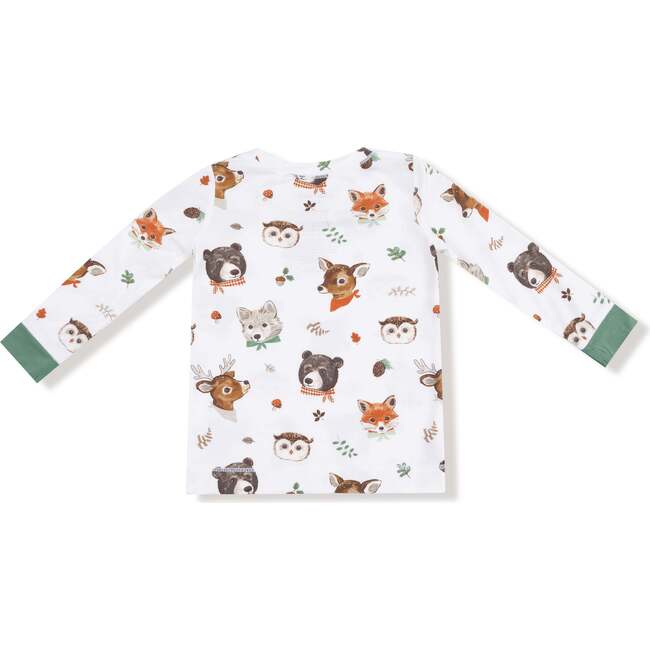 Long Sleeve Loungewear Set Woodland Animal Faces - Mixed Apparel Set - 2