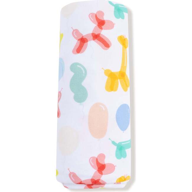 Swaddle Blanket Balloon Animals Blue - Swaddles - 2