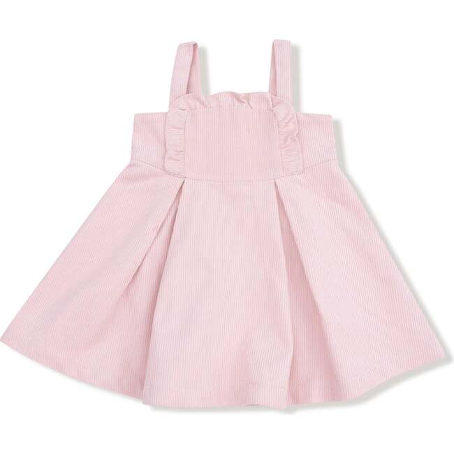 Ruffle Jumper with Diaper Cover Corduroy, Veiled Pink - Rompers - 3