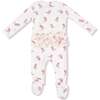 2 Way Zipper Ruffle Back Footie Petite Cowgirl Boots - Footie Pajamas - 3