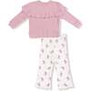 Ruffle Top and Flare Pant Petite Cowgirl Boots - Mixed Apparel Set - 1 - thumbnail