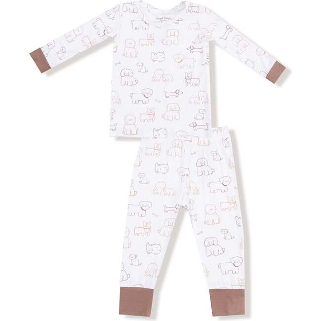 Long Sleeve Loungewear Set Neutral Pups - Mixed Apparel Set - 1