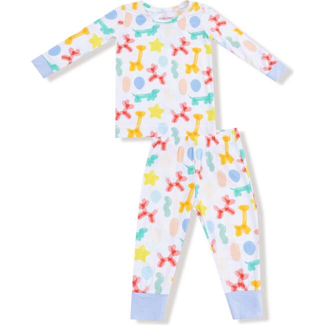 Long Sleeve Loungewear Set Balloon Animals Blue