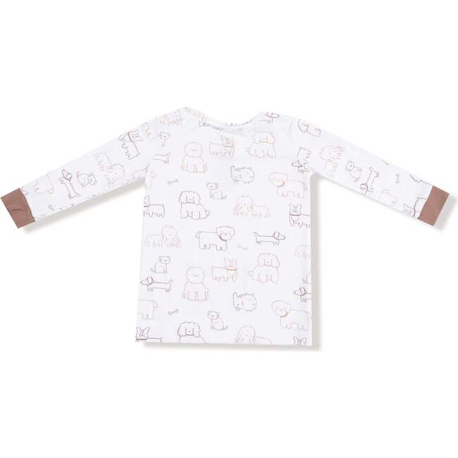 Long Sleeve Loungewear Set Neutral Pups - Mixed Apparel Set - 2