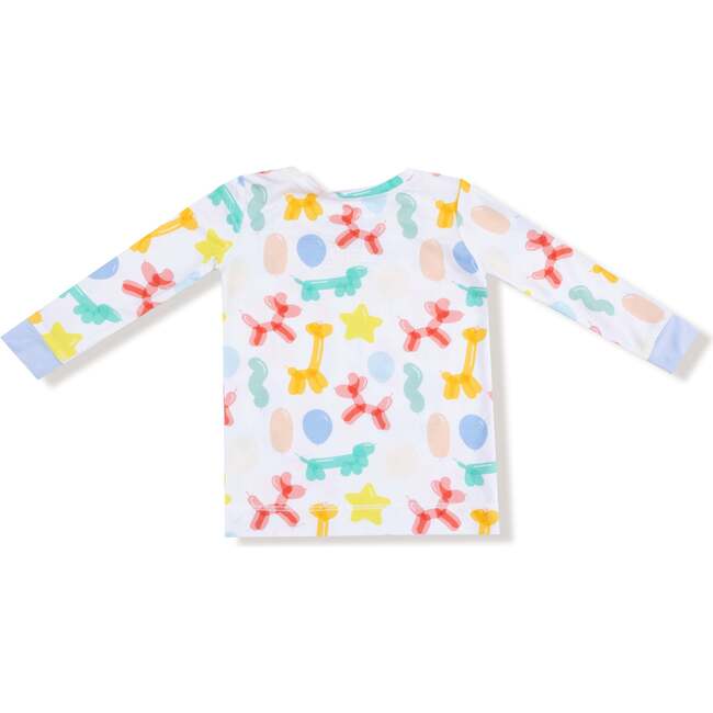 Long Sleeve Loungewear Set Balloon Animals Blue - Mixed Apparel Set - 2