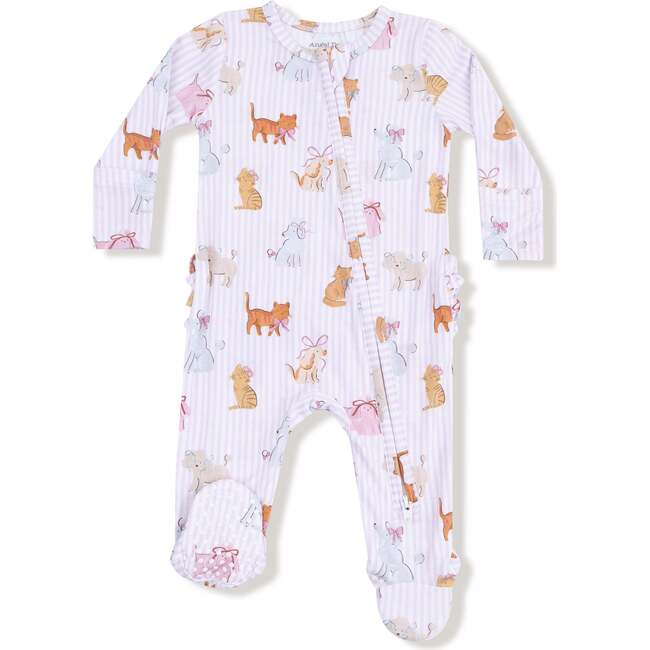 2 Way Zipper Ruffle Back Footie Fancy Pets