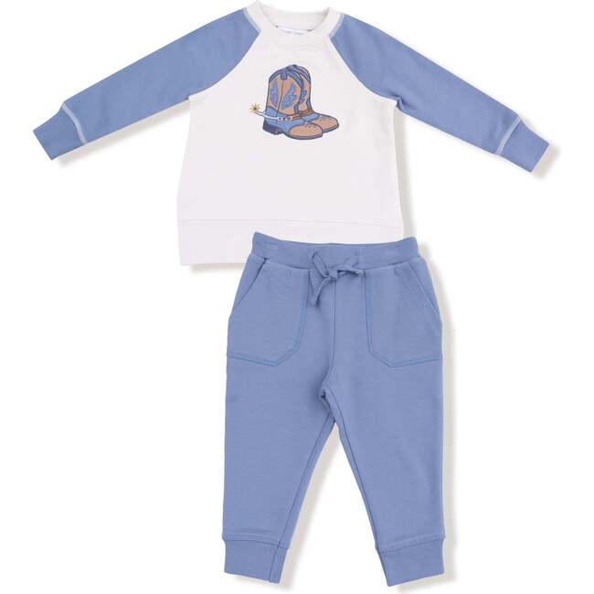Raglan Sweatshirt and Jogger French Terry Set Extra Western Styles