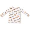 Long Sleeve Loungewear Set Napping Puppies - Mixed Apparel Set - 2