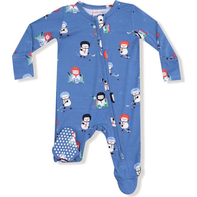 2 Way Zipper Footie Snow Folks Ice Hockey
