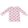 Long Sleeve Loungewear Set Rose Bow Lattice - Mixed Apparel Set - 2