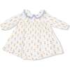 Peter Pan Collar Dress and Leggings Western Sunflower - Mixed Apparel Set - 3