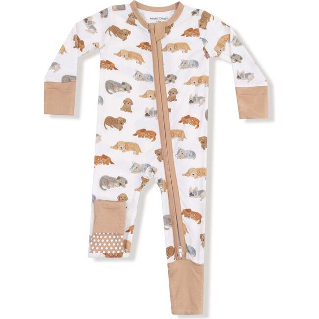 Convertible Romper Napping Puppies