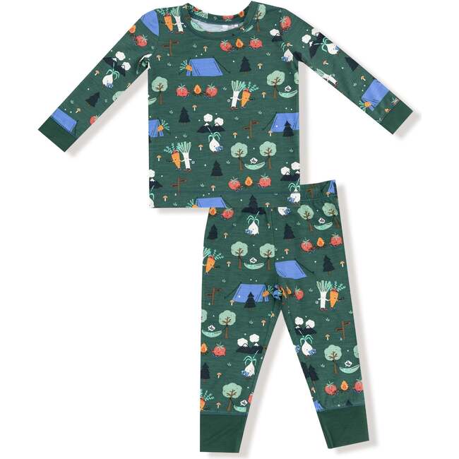 Long Sleeve Loungewear Set Camping Veggies