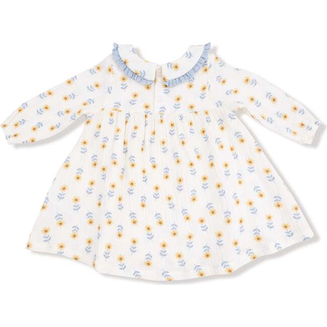 Peter Pan Collar Dress and Leggings Western Sunflower - Mixed Apparel Set - 4