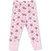 Long Sleeve Loungewear Set Rose Bow Lattice - Mixed Apparel Set - 3