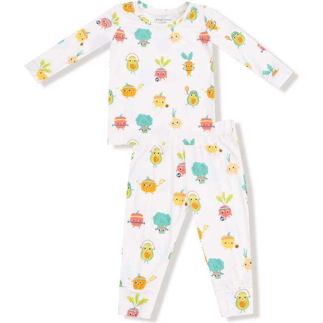 Long Sleeve Loungewear Set Crunch Munch Veggie Sports