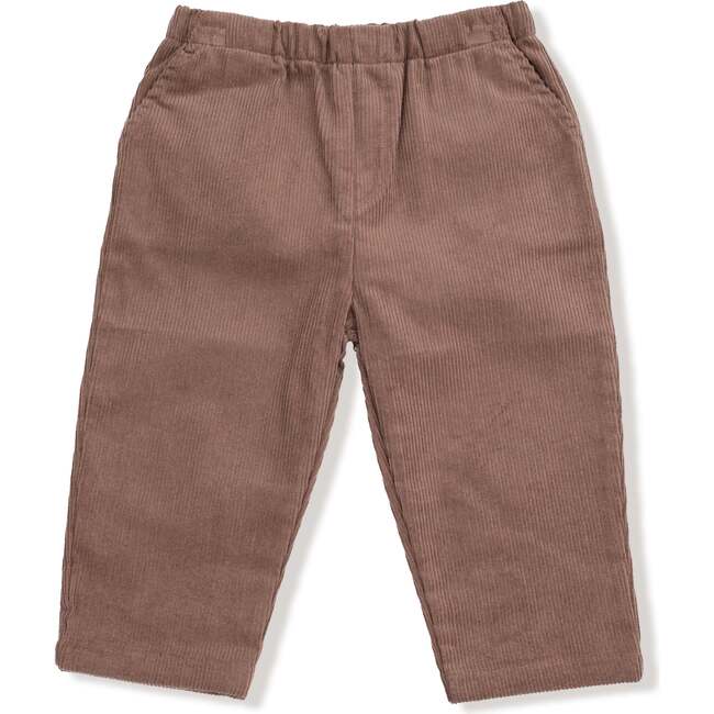 Cord Pant with Heart Pockets Corduroy, Chocolate Malt