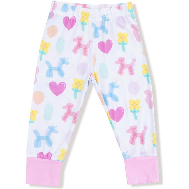 Long Sleeve Loungewear Set Balloon Animals Pink - Mixed Apparel Set - 3