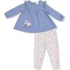 Ruffle Tunic and Legging Fall Fruit Floral - Mixed Apparel Set - 1 - thumbnail