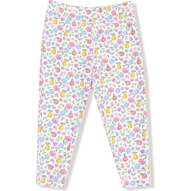 Ruffle Tunic and Legging Fall Fruit Floral - Mixed Apparel Set - 2