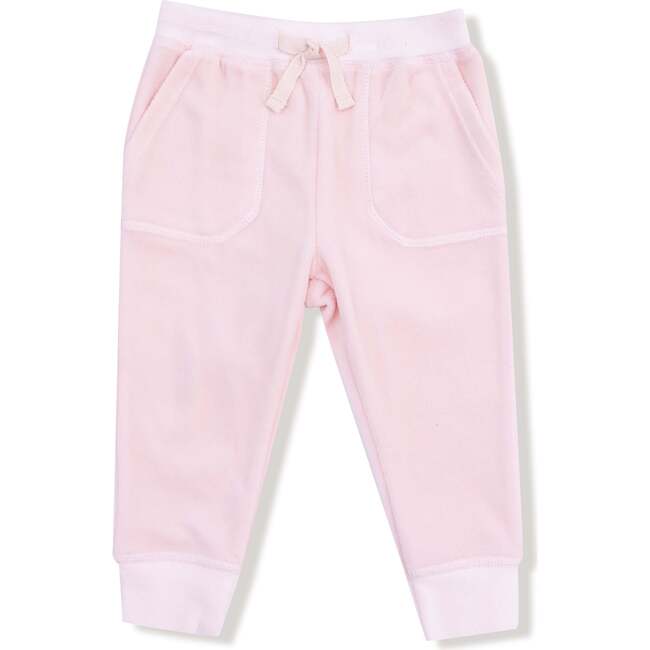 Zip Peplum Hoodie + Jogger Velour Teddy Bear - Mixed Apparel Set - 3