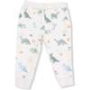 Raglan Sweatshirt + Jogger Set Soft Dinos, French Terry- Green - Mixed Apparel Set - 3