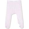 Kimono & Footed Pant Basics, Multi Stripe, Pink - Mixed Apparel Set - 3