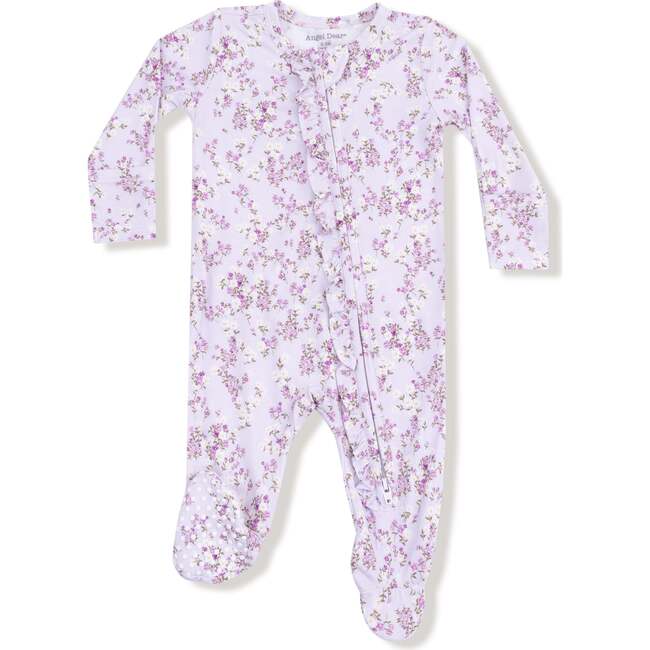 2 Way Ruffle Zipper Footie Sweet Dream Florals