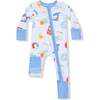 Convertible Romper Future Scientist, Blue - Rompers - 1 - thumbnail