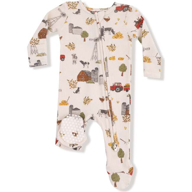 2 Way Zipper Footie Hay Farmer