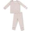 Loungewear Set Basics, Vintage Stripe-Brown - Mixed Apparel Set - 1 - thumbnail