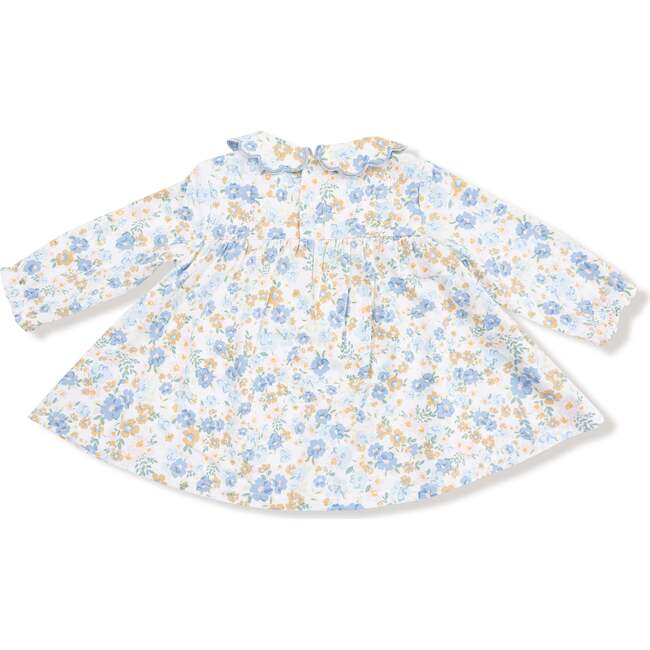 Long Sleeve Petal Collar Dress and Bloomer Sweet Rose Calico - Dresses - 2