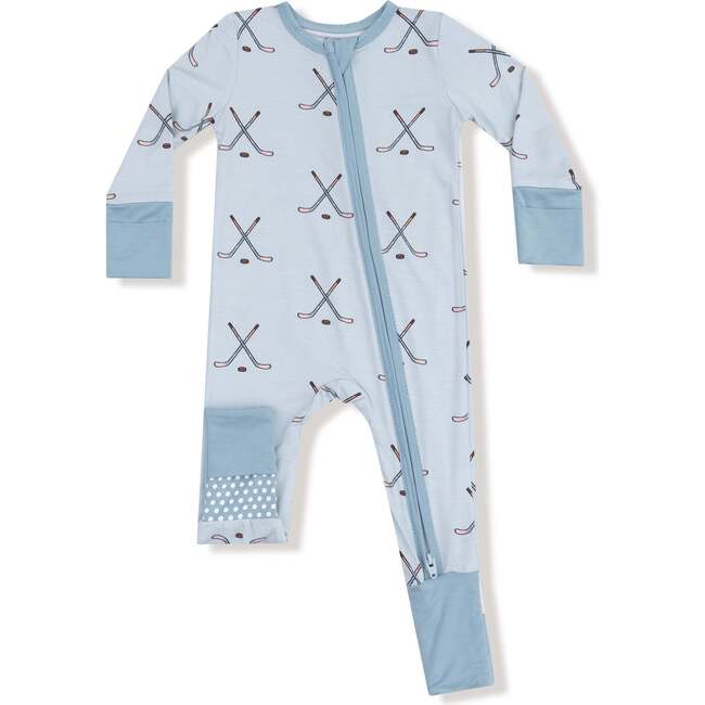 Convertible Romper Hockey, Stone Blue