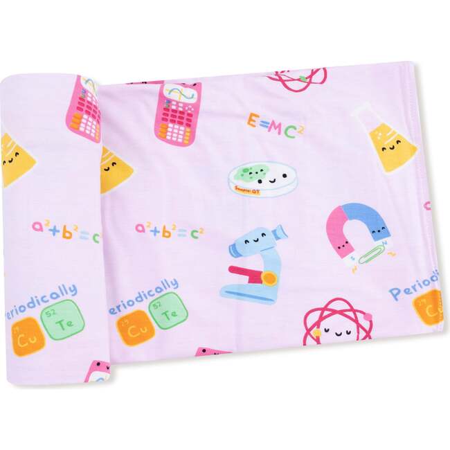 Swaddle Blanket Future Scientist, Pink
