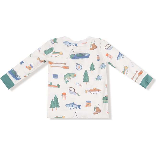 Long Sleeve Loungewear Set Fishing Things - Mixed Apparel Set - 2