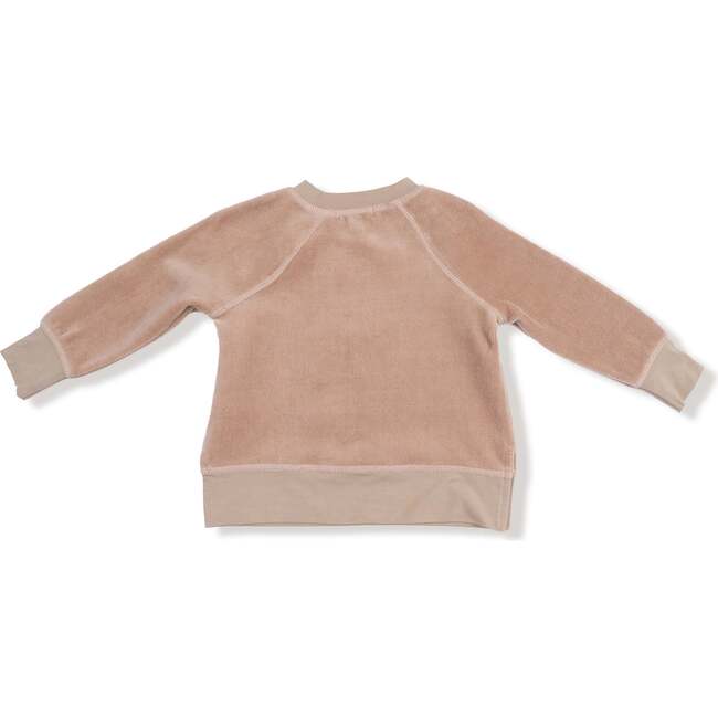 Raglan Sweatshirt + Jogger Set Velour Teddy Bear - Mixed Apparel Set - 2