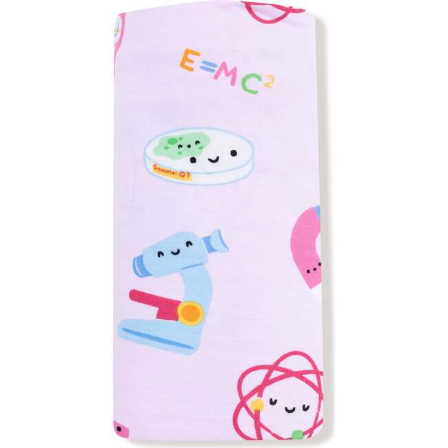 Swaddle Blanket Future Scientist, Pink - Swaddles - 2