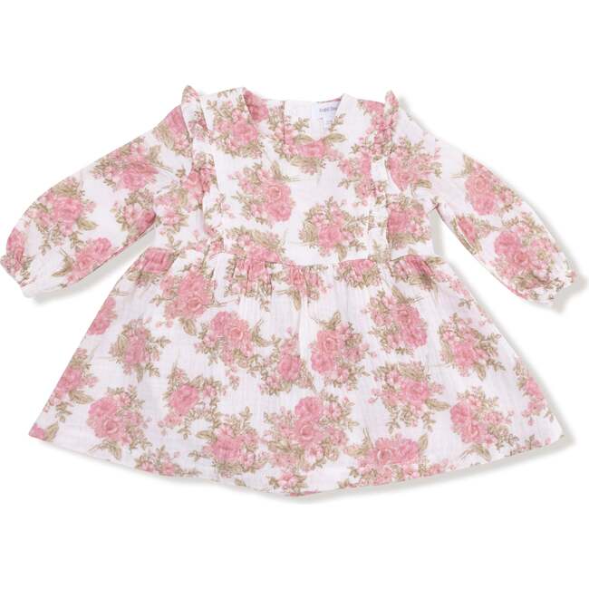 Ruffle Long Sleeve Bubble with Skirt Heirloom Bouquets