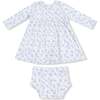 Simple Dress + Bloomer Romi Floral - Dresses - 1 - thumbnail